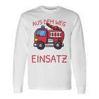 Children's Aus Dem Weg Bin Im Einatz Fire Engine Boys' Langarmshirts