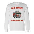 Children's Boys Fire Brigade Mein Bruder Kommt In Die Schule 80 Langarmshirts