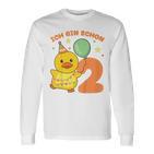 Children's Ente Ich Bin Schon 2 Enten Langarmshirts