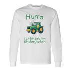 Children's Hurra Ich Bin Jetzt Im Kindergarten Langarmshirts