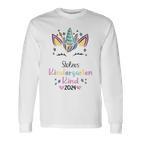 Children's Stolzes Kindergarten 2024 Kita Kiga Gray Langarmshirts