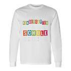 Children's Tschüss Kindergarten Hello School 2024 Langarmshirts