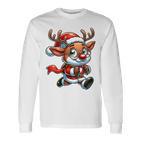 Children's Weihnachts Rentier Süß Santa Claus Langarmshirts