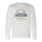 Colombia Retro Styleintage Cartagena Langarmshirts