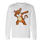 Dabbing Tiger Boys Tiger Dab Langarmshirts