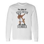 Das Leben Ist Besser Mit Einem Steinbock Langarmshirts