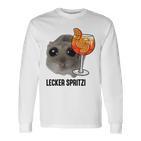 Delicious Spritzi X Sad Hamster Meme Boy Hallöchen Aperölchen Langarmshirts