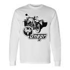 Dnepr Motorcycle Span Offroad Biker Langarmshirts