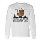 Eigentlich Will Ich Nur Kaiserschmarrn Essen Langarmshirts