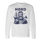 Fischer Mit Seagull Nord Sailor Captain Langarmshirts