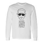 Karl Lager Fehlt Modezar Fashion er Rip Langarmshirts