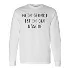 Mein Dirndl Ist In Der Wäschen Langarmshirts