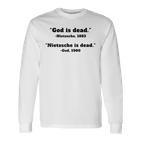 Gott Ist Tot Nietzsche Ist Tot T Langarmshirts