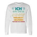 Ich Bin Diese Legendäre Tierarzthelferin Langarmshirts