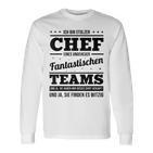 Ich Bin Stolzer Chef Eines Unheuer Fantastische Teams Job Langarmshirts