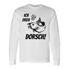 Ich Dreh Dorsch Angler Langarmshirts