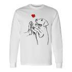 Labrador Retriever Love Golden Labbi Dogs Female Langarmshirts