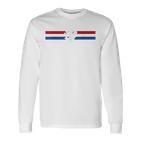 Lion Crest Holland Flag Nederland Netherlands Langarmshirts