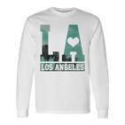 Los Angelesintage California Usa America Souvenir Langarmshirts