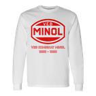 Minol -Ebolkseigener Betrieb Minol Yellow Langarmshirts