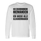 Misanthrop Menschenfeind Gray Langarmshirts