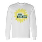 Opas Gegen Links Green Langarmshirts