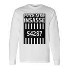 Psychiatrie Insasse 54287 Kostüm Knast Gefängnis Langarmshirts