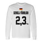 Sergej Fährlich Sauftrikot X Malle Party Trikot Deutschland Langarmshirts