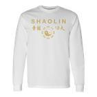 Shaolin Kung Fu Martial Arts Workout Langarmshirts