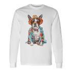 Summer Dog Boston Terrier Langarmshirts