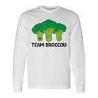 Team Broccolieganegetarian Broccoli Langarmshirts