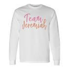 Team Jeremiah Langarmshirts