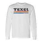 Vintage 1980S Style Texel Netherlands Langarmshirts