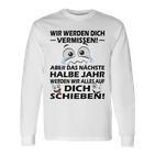 Zum Farewell Glückwunsch Zu Deiner Flucht Employee Gray S Langarmshirts