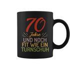 70 Jahre Und Noch Fit Wie Ein Trainschuh 70 Birthday S Tassen