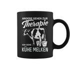 Andere Gehen Zur Therapie Kühe Melken Milchbauern Other Going To Tassen