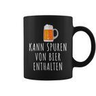 Bier Kann Spurson Bier Enthalten Bier Tassen