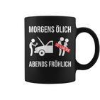 Car Mechanic Mechatronics Ölich Abends Happy Tassen