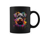 Colourful Miniature Schnauzer Dog Tassen