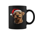 Cute Norfolk Terrier Christmas Print Tassen