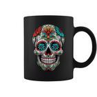 Dia De Los Muertos Decorative Mexican Head Sugar Skull Tassen