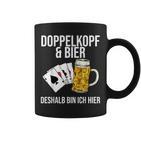 Doppelkopf Und Bier Da Bin Ich Hier Tassen