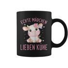 Echte Mädchen Lieben Kühe Cow Tassen