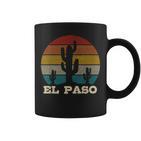 El Paso Texas Cactusintage Souvenir Tassen