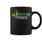 Groom Squad Regenbogen-Flagge Pride Lgbtq Hochzeit Party Stolz Tassen