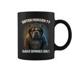 Guten Morgen Ganz Dünnes Eis Dog Coffee Tassen