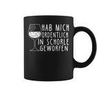 Hab Mich Ordlich In Schorle Gethrofen Weinschorle Tassen