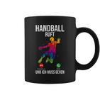 Handballer Sport Handball Ruft Und Ich Muss Gehen Tassen