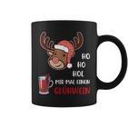 Ho Ho Hol Mir Einen Glühwein Christmas Reindeer Rudolf Tassen