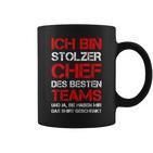 Ich Bin Stolzer Chef Des Besten Teams Colleagues Fun Tassen